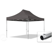 TOOLPORT 3×4,5m Aluminium Faltpavillon, ohne Seitenteile, dunkelgrau – (600203) TOOLPORT 3×4,5m Aluminium Faltpavillon, ohne Seitenteile, dunkelgrau – (600203)