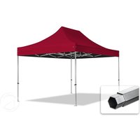 TOOLPORT 3×4,5m Aluminium Faltpavillon, ohne Seitenteile, rot – (600194) TOOLPORT 3×4,5m Aluminium Faltpavillon, ohne Seitenteile, rot – (600194)