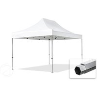 TOOLPORT 3×4,5m Aluminium Faltpavillon, ohne Seitenteile, weiß – (600192) TOOLPORT 3×4,5m Aluminium Faltpavillon, ohne Seitenteile, weiß – (600192)