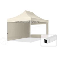 TOOLPORT 3×4,5m Stahl Faltpavillon, inkl. 2 Seitenteile, creme – (59042) TOOLPORT 3×4,5m Stahl Faltpavillon, inkl. 2 Seitenteile, creme – (59042)