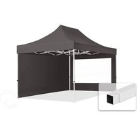 TOOLPORT 3×4,5m Stahl Faltpavillon, inkl. 2 Seitenteile, dunkelgrau – (59044) TOOLPORT 3×4,5m Stahl Faltpavillon, inkl. 2 Seitenteile, dunkelgrau – (59044)