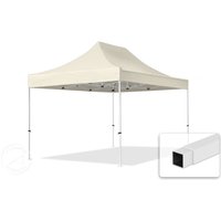 TOOLPORT 3×4,5m Stahl Faltpavillon, ohne Seitenteile, creme – (581840) TOOLPORT 3×4,5m Stahl Faltpavillon, ohne Seitenteile, creme – (581840)