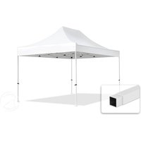 TOOLPORT 3×4,5m Stahl Faltpavillon, ohne Seitenteile, weiß – (581836) TOOLPORT 3×4,5m Stahl Faltpavillon, ohne Seitenteile, weiß – (581836)