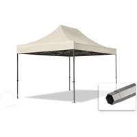 TOOLPORT 3×4,5m Stahl Faltpavillon, ohne Seitenteile, creme – (600047) TOOLPORT 3×4,5m Stahl Faltpavillon, ohne Seitenteile, creme – (600047)