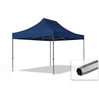 TOOLPORT 3×4,5m Stahl Faltpavillon, ohne Seitenteile, blau – (600044) TOOLPORT 3×4,5m Stahl Faltpavillon, ohne Seitenteile, blau – (600044)