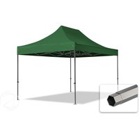 TOOLPORT 3×4,5m Stahl Faltpavillon, ohne Seitenteile, dunkelgrün – (600050) TOOLPORT 3×4,5m Stahl Faltpavillon, ohne Seitenteile, dunkelgrün – (600050)