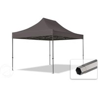 TOOLPORT 3×4,5m Stahl Faltpavillon, ohne Seitenteile, dunkelgrau – (600053) TOOLPORT 3×4,5m Stahl Faltpavillon, ohne Seitenteile, dunkelgrau – (600053)