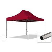 TOOLPORT 3×4,5m Stahl Faltpavillon, ohne Seitenteile, rot – (600056) TOOLPORT 3×4,5m Stahl Faltpavillon, ohne Seitenteile, rot – (600056)