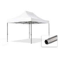 TOOLPORT 3×4,5m Stahl Faltpavillon, ohne Seitenteile, weiß – (600117) TOOLPORT 3×4,5m Stahl Faltpavillon, ohne Seitenteile, weiß – (600117)