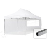 TOOLPORT 3x6m Aluminium Faltpavillon, inkl. 2 Seitenteile, weiß – (59033) TOOLPORT 3x6m Aluminium Faltpavillon, inkl. 2 Seitenteile, weiß – (59033)