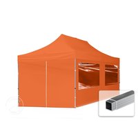 TOOLPORT 3x6m Aluminium Faltpavillon, inkl. 4 Seitenteile, orange – (59029) TOOLPORT 3x6m Aluminium Faltpavillon, inkl. 4 Seitenteile, orange – (59029)