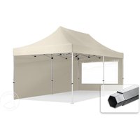 TOOLPORT 3x6m Aluminium Faltpavillon, inkl. 2 Seitenteile, creme – (600231) TOOLPORT 3x6m Aluminium Faltpavillon, inkl. 2 Seitenteile, creme – (600231)