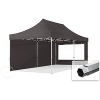 TOOLPORT 3x6m Aluminium Faltpavillon, inkl. 2 Seitenteile, dunkelgrau – (600233) TOOLPORT 3x6m Aluminium Faltpavillon, inkl. 2 Seitenteile, dunkelgrau – (600233)