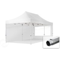 TOOLPORT 3x6m Aluminium Faltpavillon, inkl. 2 Seitenteile, weiß – (600237) TOOLPORT 3x6m Aluminium Faltpavillon, inkl. 2 Seitenteile, weiß – (600237)