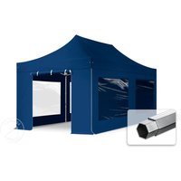 TOOLPORT 3x6m Aluminium Faltpavillon, inkl. 4 Seitenteile, dunkelblau – (600230) TOOLPORT 3x6m Aluminium Faltpavillon, inkl. 4 Seitenteile, dunkelblau – (600230)