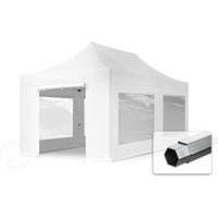 TOOLPORT 3x6m Aluminium Faltpavillon, inkl. 4 Seitenteile, weiß – (600225) TOOLPORT 3x6m Aluminium Faltpavillon, inkl. 4 Seitenteile, weiß – (600225)