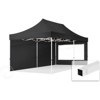 TOOLPORT 3x6m Stahl Faltpavillon, inkl. 2 Seitenteile, schwarz – (59356) TOOLPORT 3x6m Stahl Faltpavillon, inkl. 2 Seitenteile, schwarz – (59356)