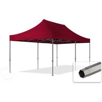 TOOLPORT 3x6m Stahl Faltpavillon, ohne Seitenteile, rot – (600079) TOOLPORT 3x6m Stahl Faltpavillon, ohne Seitenteile, rot – (600079)