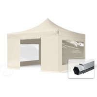TOOLPORT 4x4m Aluminium Faltpavillon, inkl. 4 Seitenteile, creme – (600183) TOOLPORT 4x4m Aluminium Faltpavillon, inkl. 4 Seitenteile, creme – (600183)