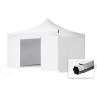 TOOLPORT 4x4m Aluminium Faltpavillon, inkl. 4 Seitenteile, weiß – (578932) TOOLPORT 4x4m Aluminium Faltpavillon, inkl. 4 Seitenteile, weiß – (578932)