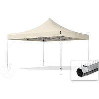 TOOLPORT 4x4m Aluminium Faltpavillon, ohne Seitenteile, creme – (600181) TOOLPORT 4x4m Aluminium Faltpavillon, ohne Seitenteile, creme – (600181)