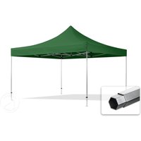 TOOLPORT 4x4m Aluminium Faltpavillon, ohne Seitenteile, dunkelgrün – (600191) TOOLPORT 4x4m Aluminium Faltpavillon, ohne Seitenteile, dunkelgrün – (600191)