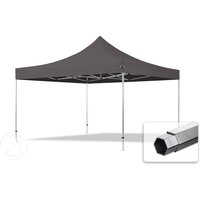 TOOLPORT 4x4m Aluminium Faltpavillon, ohne Seitenteile, dunkelgrau – (600179) TOOLPORT 4x4m Aluminium Faltpavillon, ohne Seitenteile, dunkelgrau – (600179)