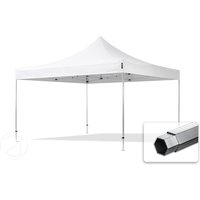 TOOLPORT 4x4m Aluminium Faltpavillon, ohne Seitenteile, weiß – (600172) TOOLPORT 4x4m Aluminium Faltpavillon, ohne Seitenteile, weiß – (600172)