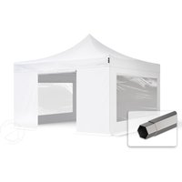 TOOLPORT 4x4m Stahl Faltpavillon, inkl. 4 Seitenteile, weiß – (600130) TOOLPORT 4x4m Stahl Faltpavillon, inkl. 4 Seitenteile, weiß – (600130)