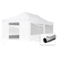 TOOLPORT 4x8m Aluminium Faltpavillon, inkl. 4 Seitenteile, weiß – (59064) TOOLPORT 4x8m Aluminium Faltpavillon, inkl. 4 Seitenteile, weiß – (59064)