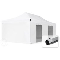 TOOLPORT 4x8m Aluminium Faltpavillon, inkl. 4 Seitenteile, weiß – (5578690) TOOLPORT 4x8m Aluminium Faltpavillon, inkl. 4 Seitenteile, weiß – (5578690)