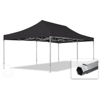 TOOLPORT 4x8m Aluminium Faltpavillon, ohne Seitenteile, schwarz – (59061) TOOLPORT 4x8m Aluminium Faltpavillon, ohne Seitenteile, schwarz – (59061)