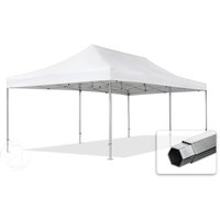 TOOLPORT 4x8m Aluminium Faltpavillon, ohne Seitenteile, weiß – (578685) TOOLPORT 4x8m Aluminium Faltpavillon, ohne Seitenteile, weiß – (578685)