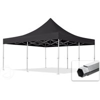 TOOLPORT 5x5m Aluminium Faltpavillon, ohne Seitenteile, schwarz – (59058) TOOLPORT 5x5m Aluminium Faltpavillon, ohne Seitenteile, schwarz – (59058)