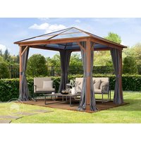 TOOLPORT 3×3 m Hardtop Gartenpavillon, inkl. 4 Seitenteile, loft grey – (300196) TOOLPORT 3×3 m Hardtop Gartenpavillon, inkl. 4 Seitenteile, loft grey – (300196)