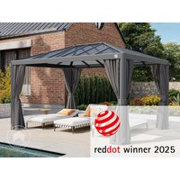 PRIMEYARD 3x4m Hardtop Gartenpavillon, inkl. 4 Seitenteile, loft grey – (300664) PRIMEYARD 3x4m Hardtop Gartenpavillon, inkl. 4 Seitenteile, loft grey – (300664)