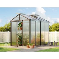 GFP 199 x 263 cm Gewächshaus, Standardfarbe Aluminium Natur | ohne Setangebot – (GFPV00134) GFP 199 x 263 cm Gewächshaus, Standardfarbe Aluminium Natur | ohne Setangebot – (GFPV00134)