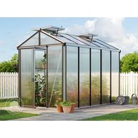 GFP 199 x 324 cm Gewächshaus, Standardfarbe Aluminium Natur | Aktionsset – Profi 2 – (GFPV00139) GFP 199 x 324 cm Gewächshaus, Standardfarbe Aluminium Natur | Aktionsset – Profi 2 – (GFPV00139)