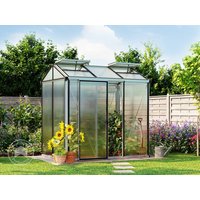 GFP 161 x 235 cm Gewächshaus, Standardfarbe Aluminium Natur | ohne Setangebot – (GFPV00144) GFP 161 x 235 cm Gewächshaus, Standardfarbe Aluminium Natur | ohne Setangebot – (GFPV00144)