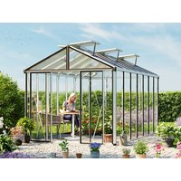 GFP 263 x 450 cm Gewächshaus, Pulverbeschichtet Anthrazit, RAL 7016 | Aktionsset – Profi 2 – (GFPV00713) GFP 263 x 450 cm Gewächshaus, Pulverbeschichtet Anthrazit, RAL 7016 | Aktionsset – Profi 2 – (GFPV00713)