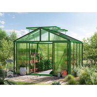 GFP 311 x 311 cm Gewächshaus, Pulverbeschichtet Grün, RAL 6005 | Aktionsset – Profi 2 – (GFPV00253) GFP 311 x 311 cm Gewächshaus, Pulverbeschichtet Grün, RAL 6005 | Aktionsset – Profi 2 – (GFPV00253)