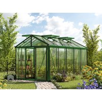 GFP 235 x 385 cm Gewächshaus, Pulverbeschichtet Grün, RAL 6005 | Aktionsset – Profi 1 – (GFPV00195) GFP 235 x 385 cm Gewächshaus, Pulverbeschichtet Grün, RAL 6005 | Aktionsset – Profi 1 – (GFPV00195)