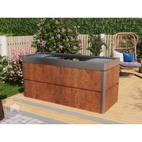 PRIMEYARD 200 x 85 x 77 cm Hochbeet, Cortenstahl, Rost-Optik | inkl. Frühbeetaufsatz – (GFPV00789) PRIMEYARD 200 x 85 x 77 cm Hochbeet, Cortenstahl, Rost-Optik | inkl. Frühbeetaufsatz – (GFPV00789)