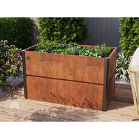 PRIMEYARD 150 x 85 x 77 cm Hochbeet, Cortenstahl, Rost-Optik – (GFPV00791) PRIMEYARD 150 x 85 x 77 cm Hochbeet, Cortenstahl, Rost-Optik – (GFPV00791)