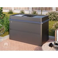 PRIMEYARD 150 x 85 x 77 cm Hochbeet, Stahl, Anthrazit-Metallic | inkl. Frühbeetaufsatz und Schneckenschutz – (GFPV00782) PRIMEYARD 150 x 85 x 77 cm Hochbeet, Stahl, Anthrazit-Metallic | inkl. Frühbeetaufsatz und Schneckenschutz – (GFPV00782)