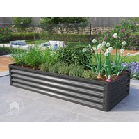 PRIMEYARD 180 x 75 x 35 cm Hochbeet, Stahl, anthrazit – (GFPV00814) PRIMEYARD 180 x 75 x 35 cm Hochbeet, Stahl, anthrazit – (GFPV00814)