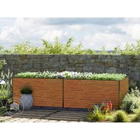 GFP 297 x 150 x 77 cm Hochbeet, Holzoptik – (GFPV00382) GFP 297 x 150 x 77 cm Hochbeet, Holzoptik – (GFPV00382)