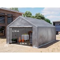 TOOLPORT 3x6m Lagerzelt, PE-Plane, grau – (4771) TOOLPORT 3x6m Lagerzelt, PE-Plane, grau – (4771)