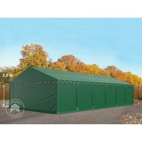 TOOLPORT 6×12 m Lagerzelt, PVC-Plane, dunkelgrün, mit Bodenrahmen – (7287) TOOLPORT 6×12 m Lagerzelt, PVC-Plane, dunkelgrün, mit Bodenrahmen – (7287)