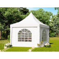 TOOLPORT 3x3m Pagodenzelt, PVC-Plane, weiß – (1062) TOOLPORT 3x3m Pagodenzelt, PVC-Plane, weiß – (1062)